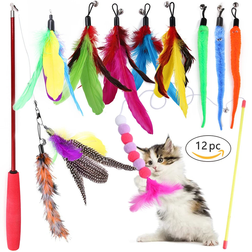 Interactive Kitten Toys Variety Pack 20 Piece Set by PawHaven