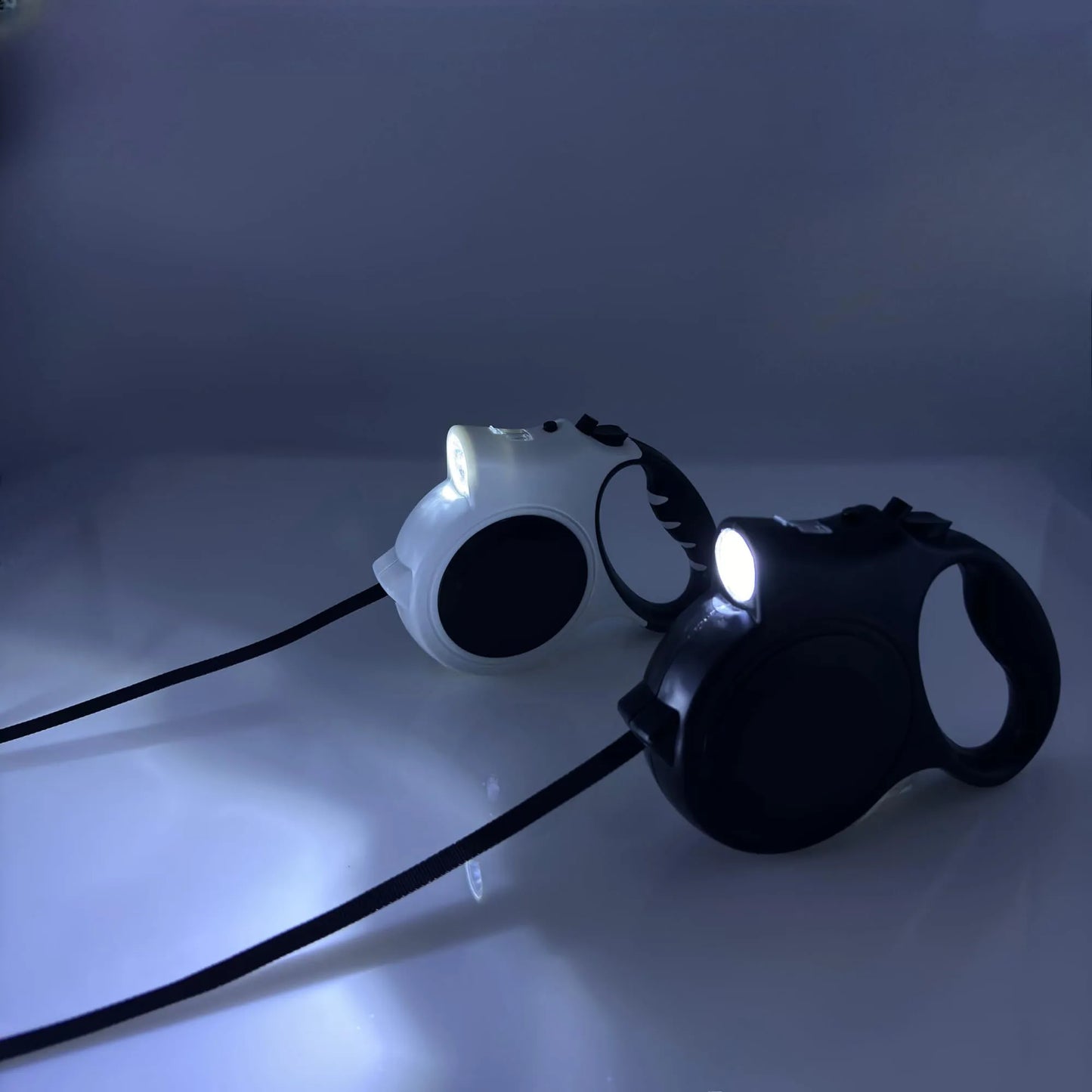 Premium Night Glow 5M Retractable Dog Leash by PawHaven
