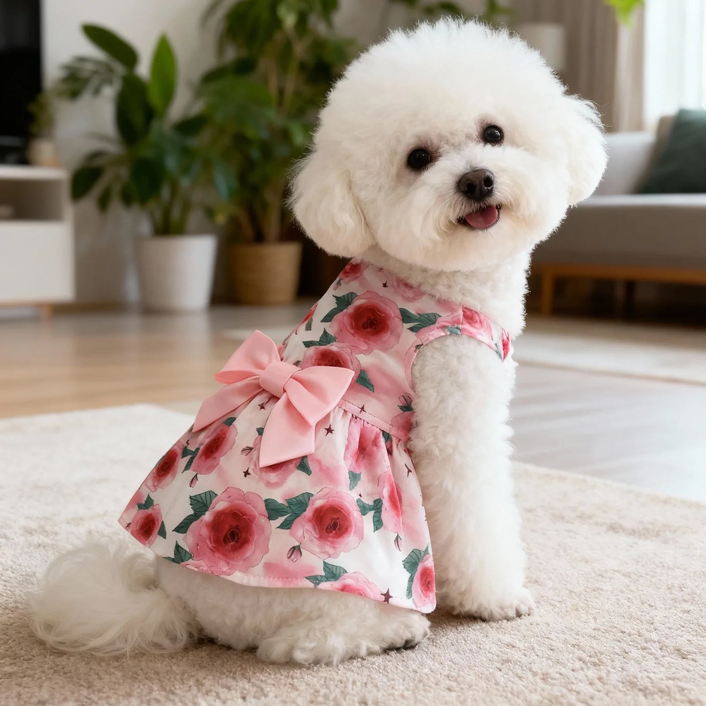 Dog spring summer Dress Outfit for Small Medium Large Breeds Pet Clothes by PawHaven