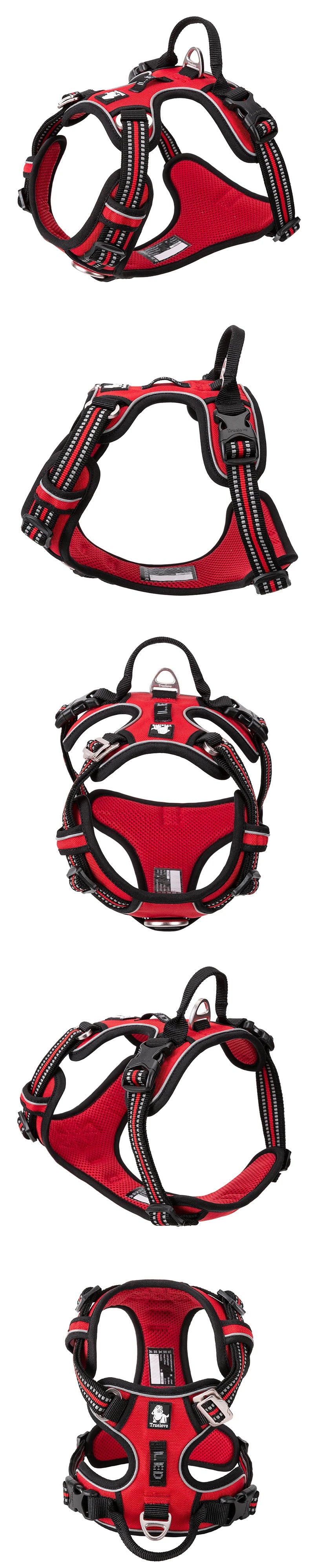 Premium Reflective Dog Vest Harness With Nylon Padding by PawHaven
