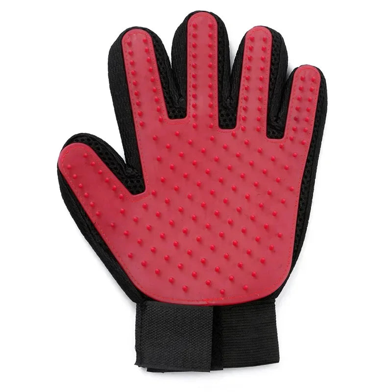 Silicone Pet Grooming Gloves For Cats And Dogs Hair Removal by PawHaven
