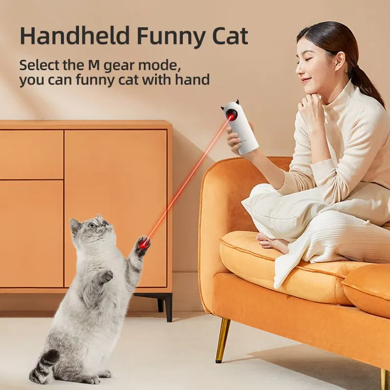 ROJECO Premium Interactive Laser Cat Toy For Indoor Fun by PawHaven