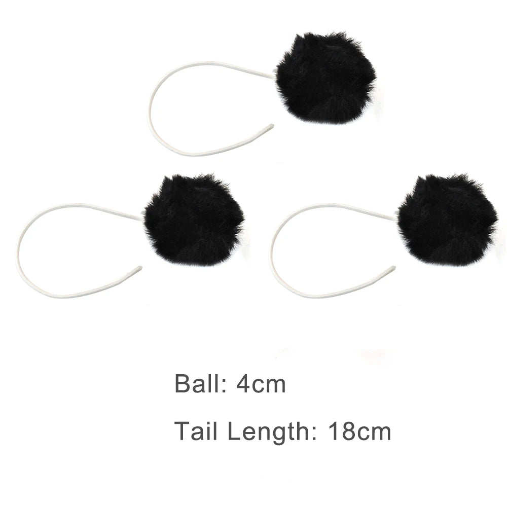 Hanging Furry Balls Cat House Toys Accessories Sisal Hang Ball Pet Toy Supplies by PawHaven