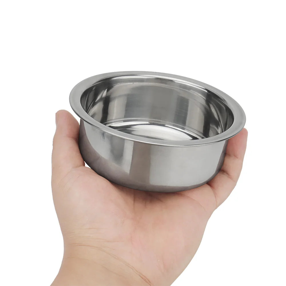 Metal Dog Cat Stainless Steel Pet Bowl Food Drinking Bowl For Small Medium Big Dogs by PawHaven