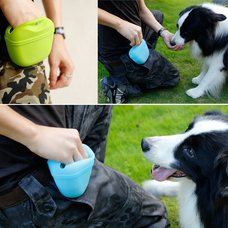 Pet Portable Dog Training Waist Bag Treat Snack Bait Dogs Obedience Agility Outdoor Feed Storage Pouch Food Reward Waist Bags by PawHaven