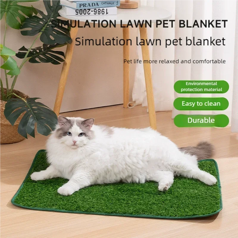 Artificial Grass Dog Potty Pad Reusable Washable Odor Resistant Drainage Turf Mat Dog Housebreaking Training Toilet For Indoor by PawHaven