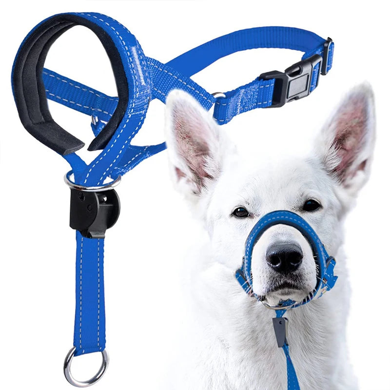 Premium Reflective Breathable Dog Muzzle For Bark Control by PawHaven