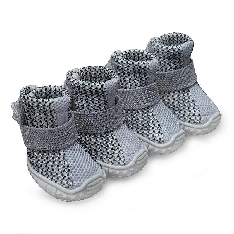 Comfortable Breathable Mesh Dog Shoes, Easy Wear Pet Footwear for Puppies and Small Dogs by PawHaven