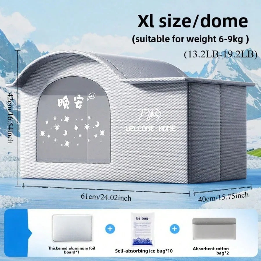 Cat Air Conditioning House Summer Cat Cooling Tool Nest Dog Ice House Dog Four Seasons Cat Pet Ice House by PawHaven
