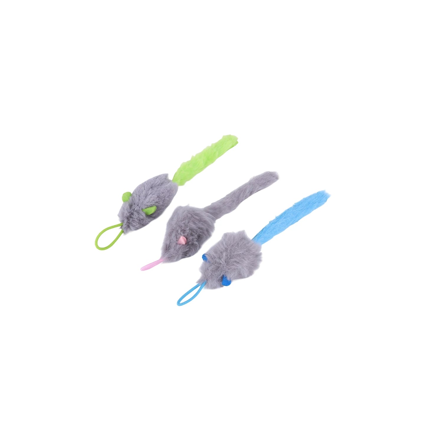 Door Hanging Automatic Retractable Kitten Toys with 3 Catnip Mice Self Play Hanging Door Cat Mouse Toys for Indoor Cats by PawHaven