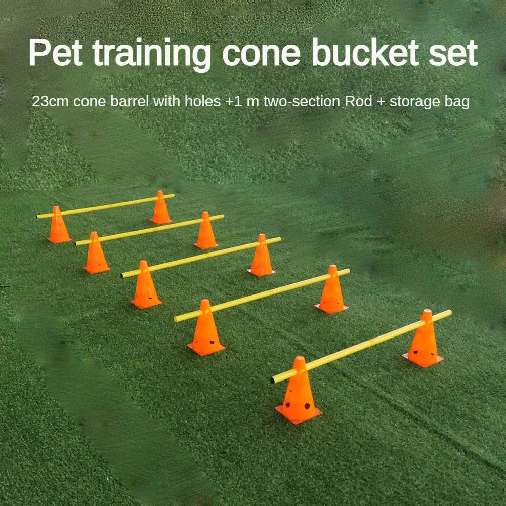 Pet Agility Training Set Jumping Bar Dog Obstacle Training Equipment Hurdle Training Dog Training Device Pet Supplies by PawHaven