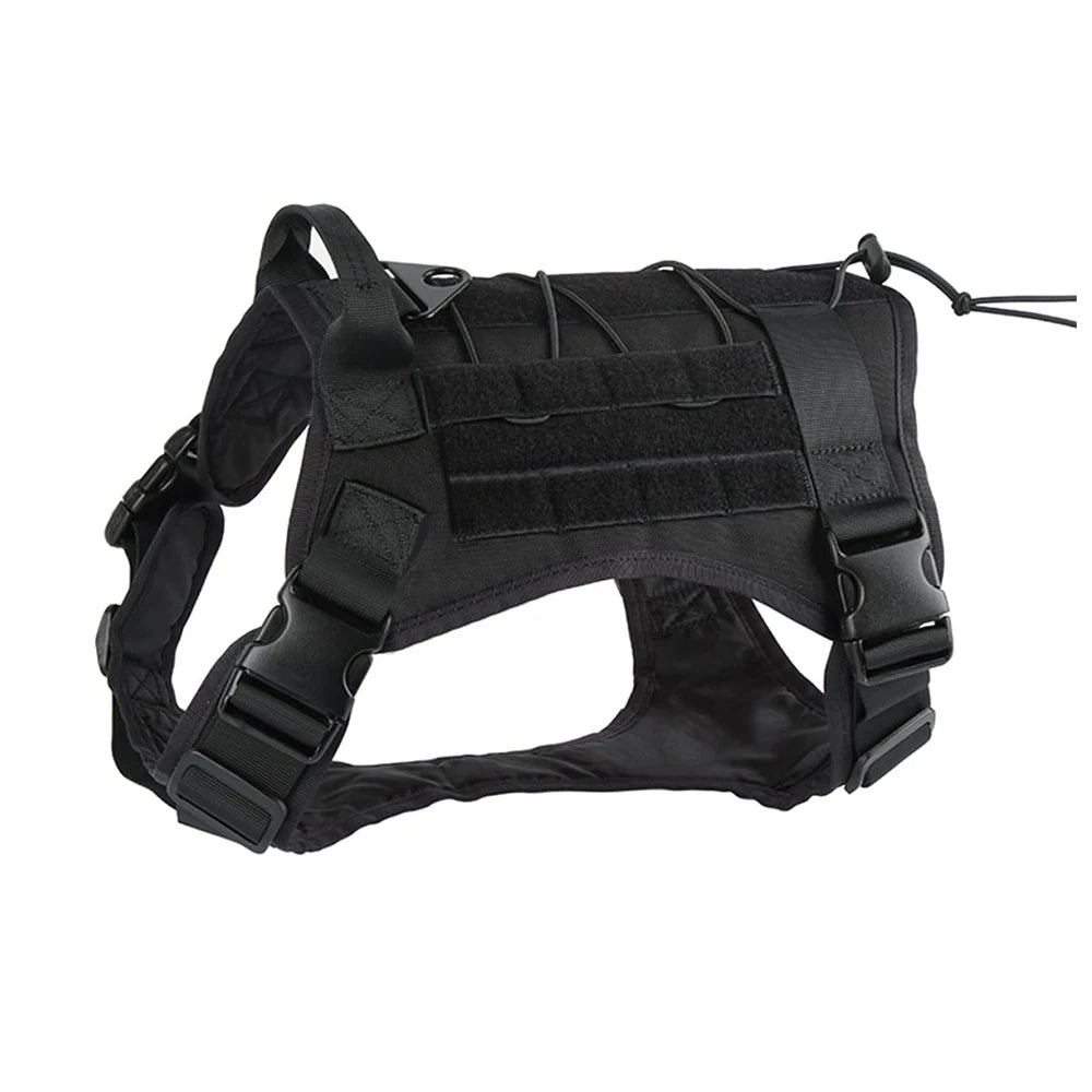 Tactical Dog Harness for Large Pet Harness No-Pull Service Vest Adjustable Military Dog Vest for Training Hunting Walking by PawHaven
