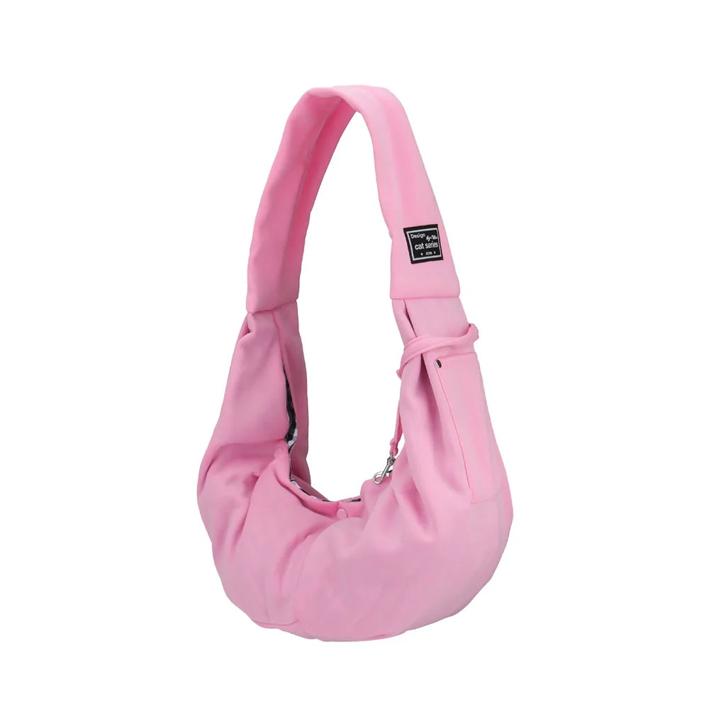 Portable Pet Shoulder Bag Phone Pocket Outdoor Carrier Dog Cat Bag Puppy Kitten Travel Handbag by PawHaven
