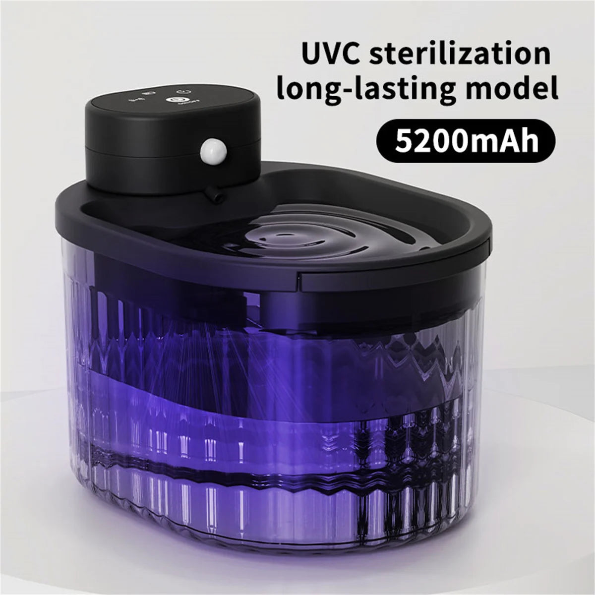 Cat Water Fountain Auto Recirculate Filter Large Capacity Filtring Cat Water Drinker Mute Cats Water Dispenser by PawHaven