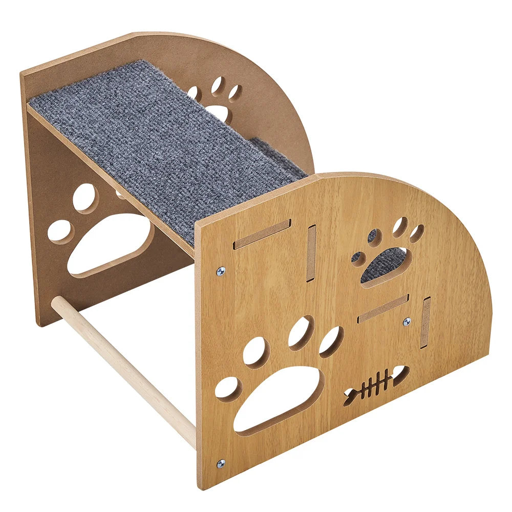 Training Step Ladder | Pet Steps Training | Pet Stairs | Indoor Pet Stairs | Dog Ramp | High Bed Climbing Dog Bed Steps Non-slip Wooden Dog Stairs For Large/medium/small Dogs & Cats Pet Supplies 30*34*30cm by PawHaven
