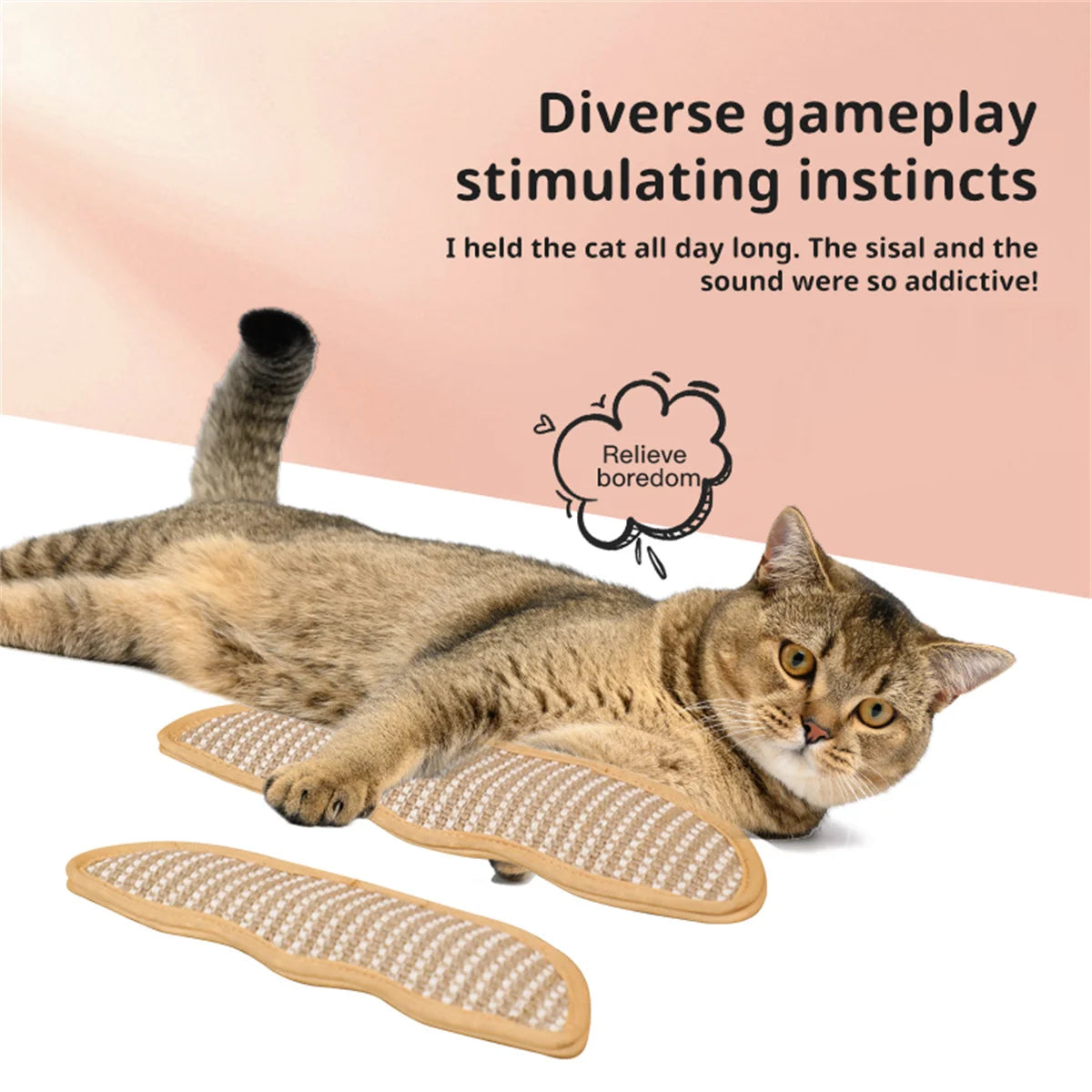 Catnip pillow, teeth grinding, teeth cleaning, cat toys, candy, self-hi, boredom, claw grinding, jute scratching post by PawHaven