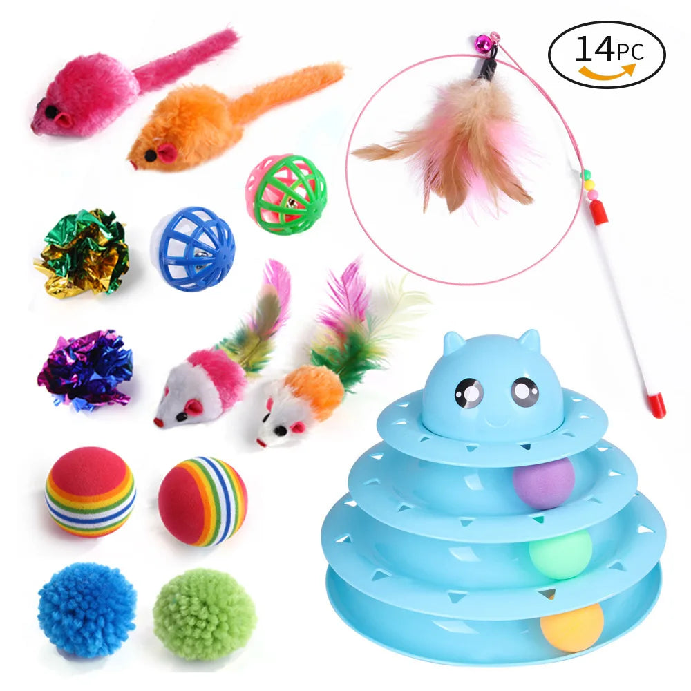 Interactive Kitten Toys Variety Pack 20 Piece Set by PawHaven