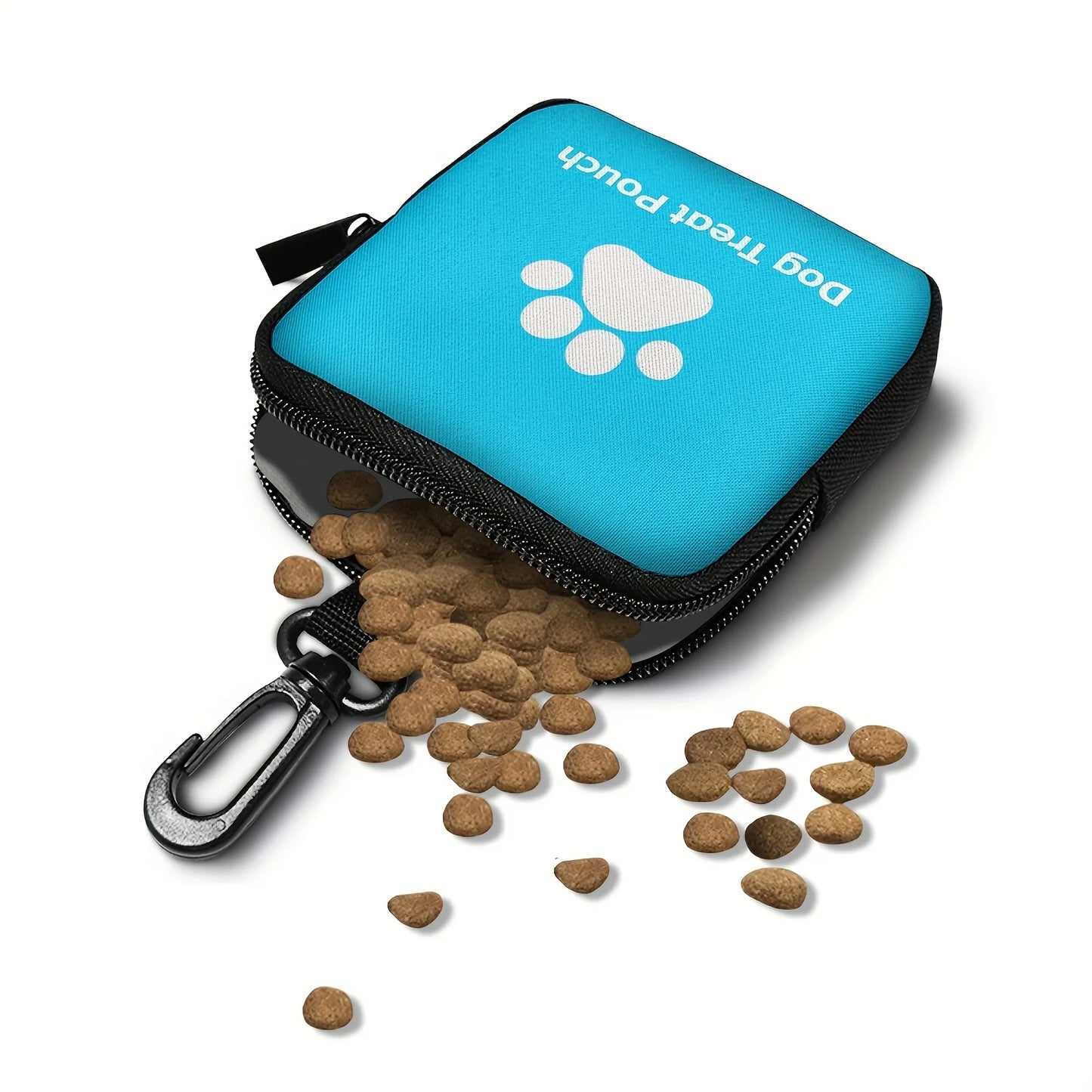 Premium Zippered Dog Treat Bag Portable Spill Proof by PawHaven