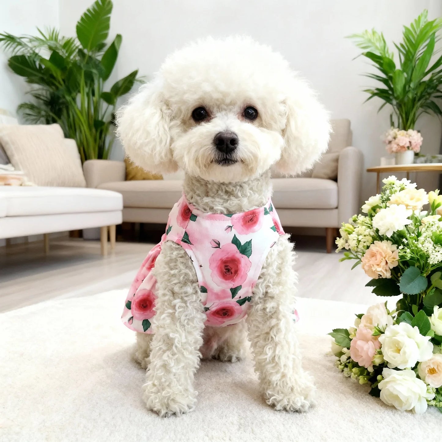 Dog spring summer Dress Outfit for Small Medium Large Breeds Pet Clothes by PawHaven