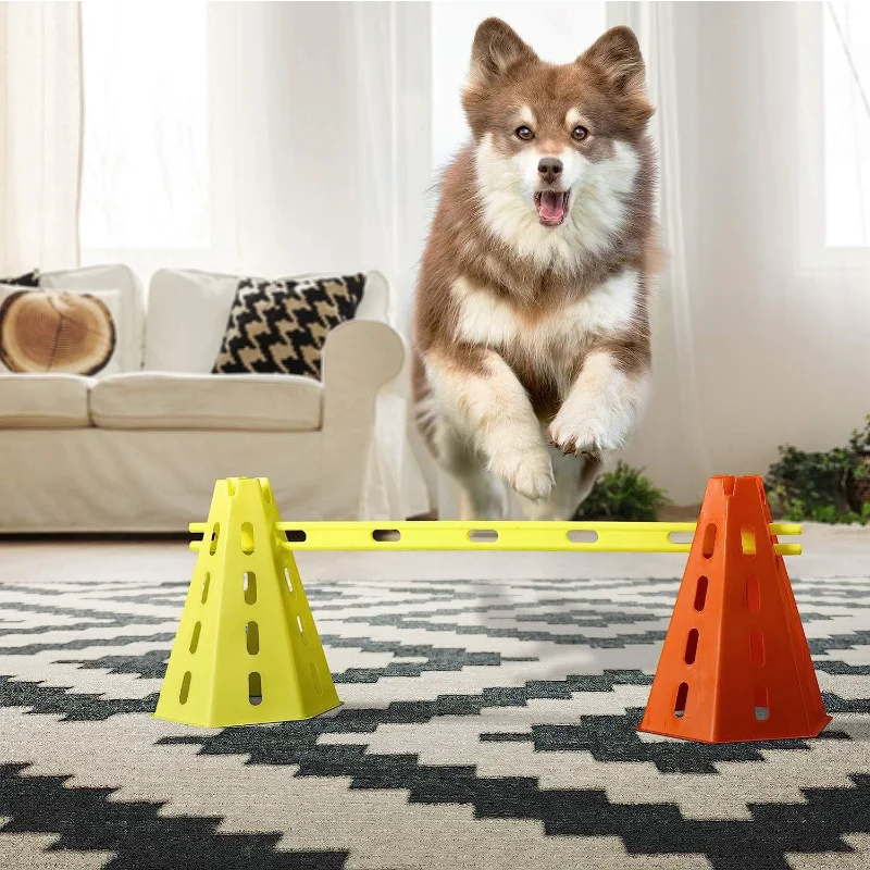 Pet Agility Training Set Jumping Bar Dog Obstacle Training Equipment Hurdle Training Dog Training Device Pet Supplies by PawHaven