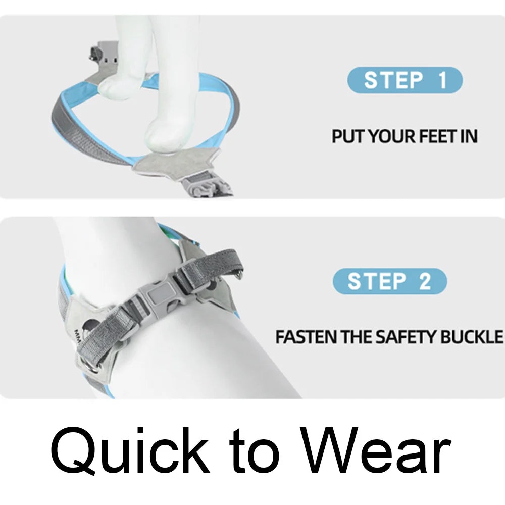 Holapet Reflective Adjustable Dog Harness Vest by PawHaven