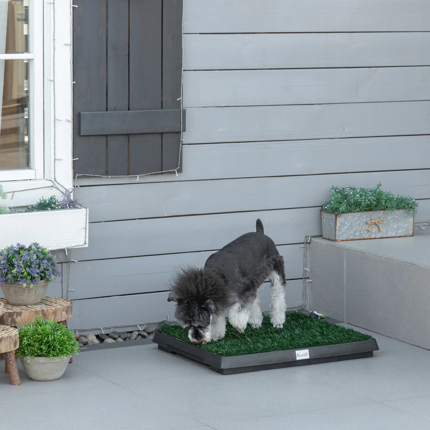 PawHut Premium Two Layer Grass Dog Potty For Training by PawHaven