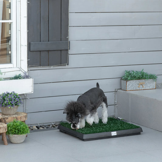 PawHut Premium Two Layer Grass Dog Potty For Training by PawHaven