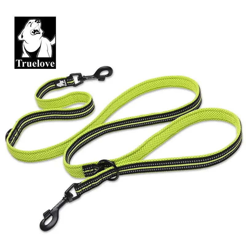 TrueLove Hand Free Dual Dog Lead Reflective 2 Dogs by PawHaven