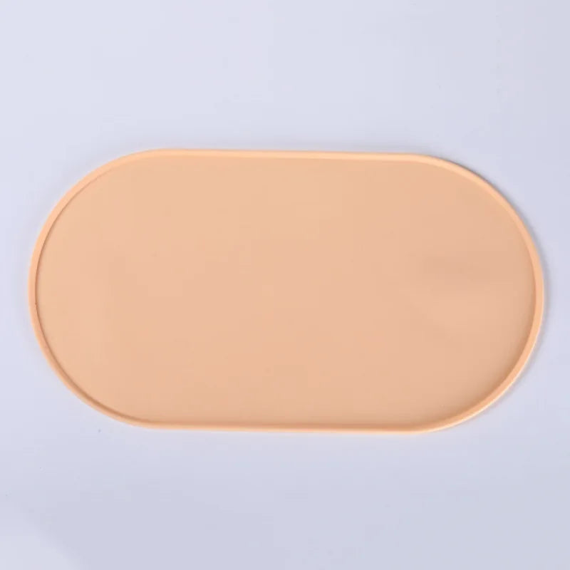 Waterproof Non-Slip Silicone Pet Mat, Easy Clean Foldable Anti-Leak Feeding Pad for Cats & Dog Waterproof Non-Slip Easy-Wash Pad by PawHaven
