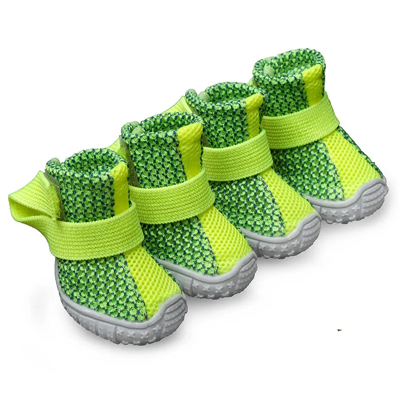Comfortable Breathable Mesh Dog Shoes, Easy Wear Pet Footwear for Puppies and Small Dogs by PawHaven