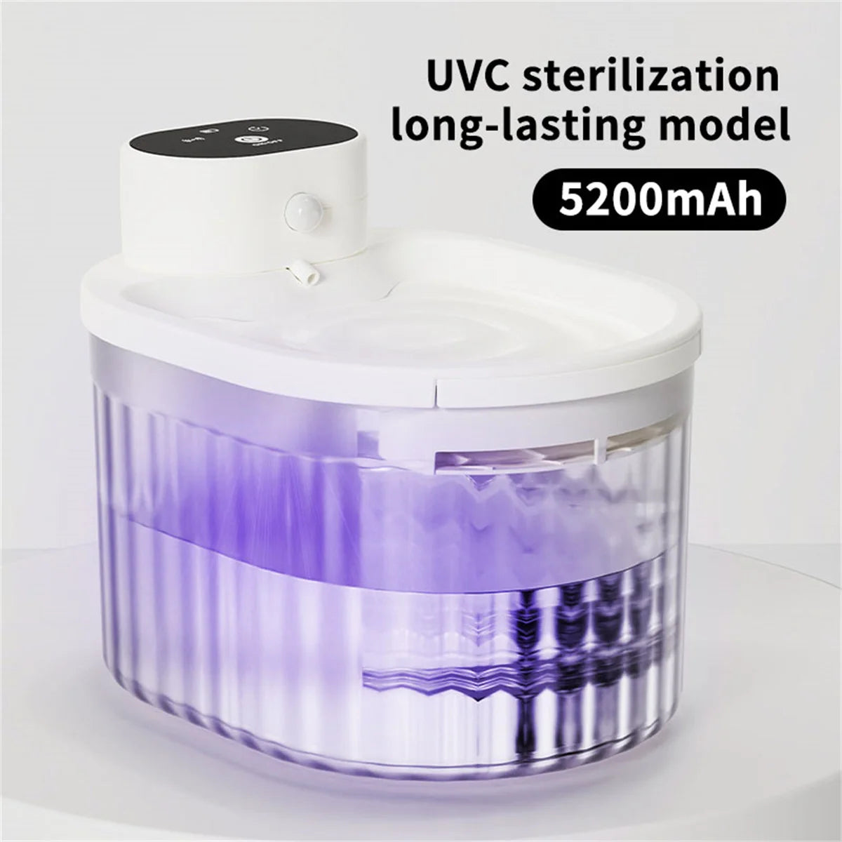 Cat Water Fountain Auto Recirculate Filter Large Capacity Filtring Cat Water Drinker Mute Cats Water Dispenser by PawHaven