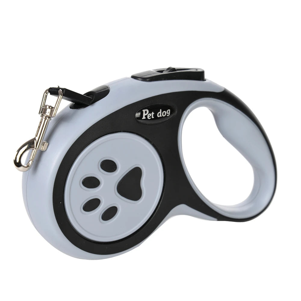 UK Premium Retractable Dog Leash 3m 5m Nylon Quick Release by PawHaven