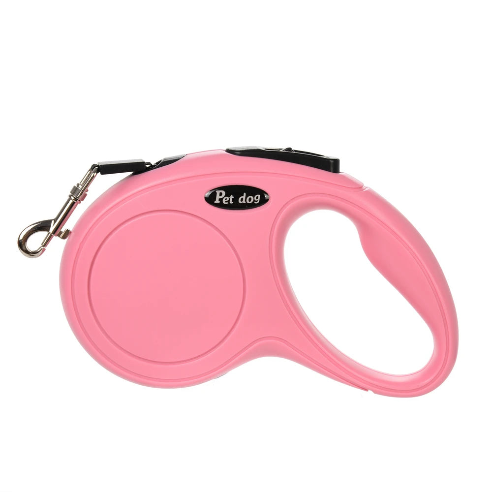 UK Premium Retractable Dog Leash 3m 5m Nylon Quick Release by PawHaven