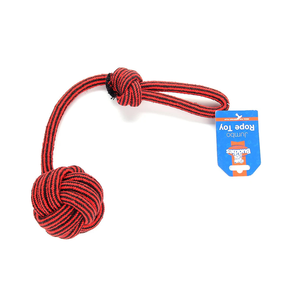 Premium Jumbo Cotton Rope Dog Toy For Tug And Chew by PawHaven