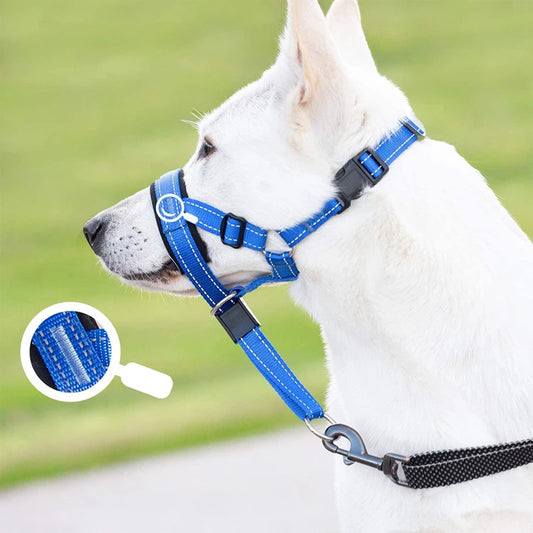 Premium Reflective Breathable Dog Muzzle For Bark Control by PawHaven