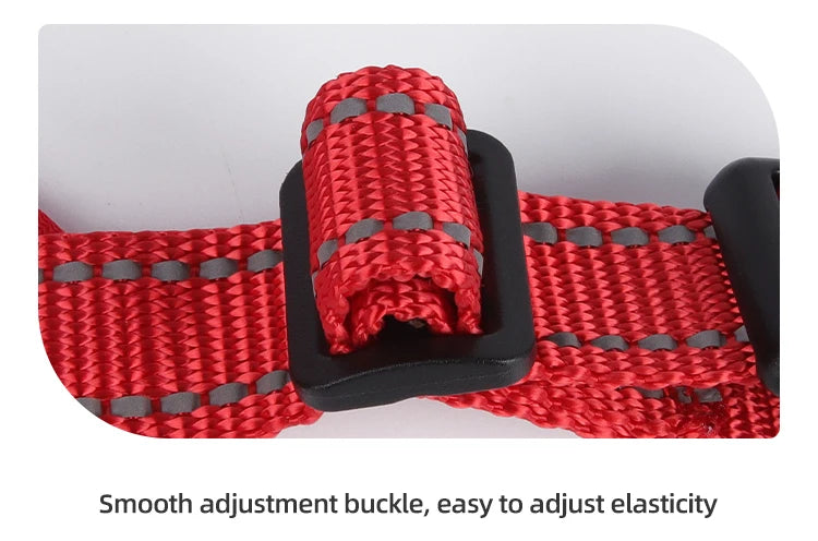 Premium Reflective Vest Harness And Leash Set by PawHaven