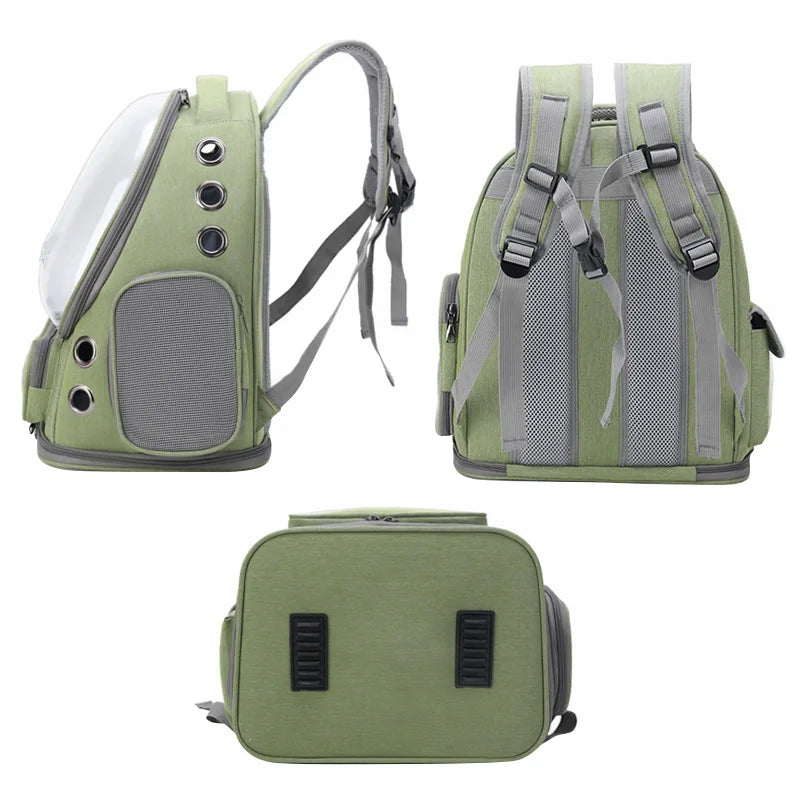 Transparent Pet Cat Carrier Bag Outdoor Travel Backpack for Cats Small Dogs Breathable Cat Carrying Bag Pet Supplies by PawHaven