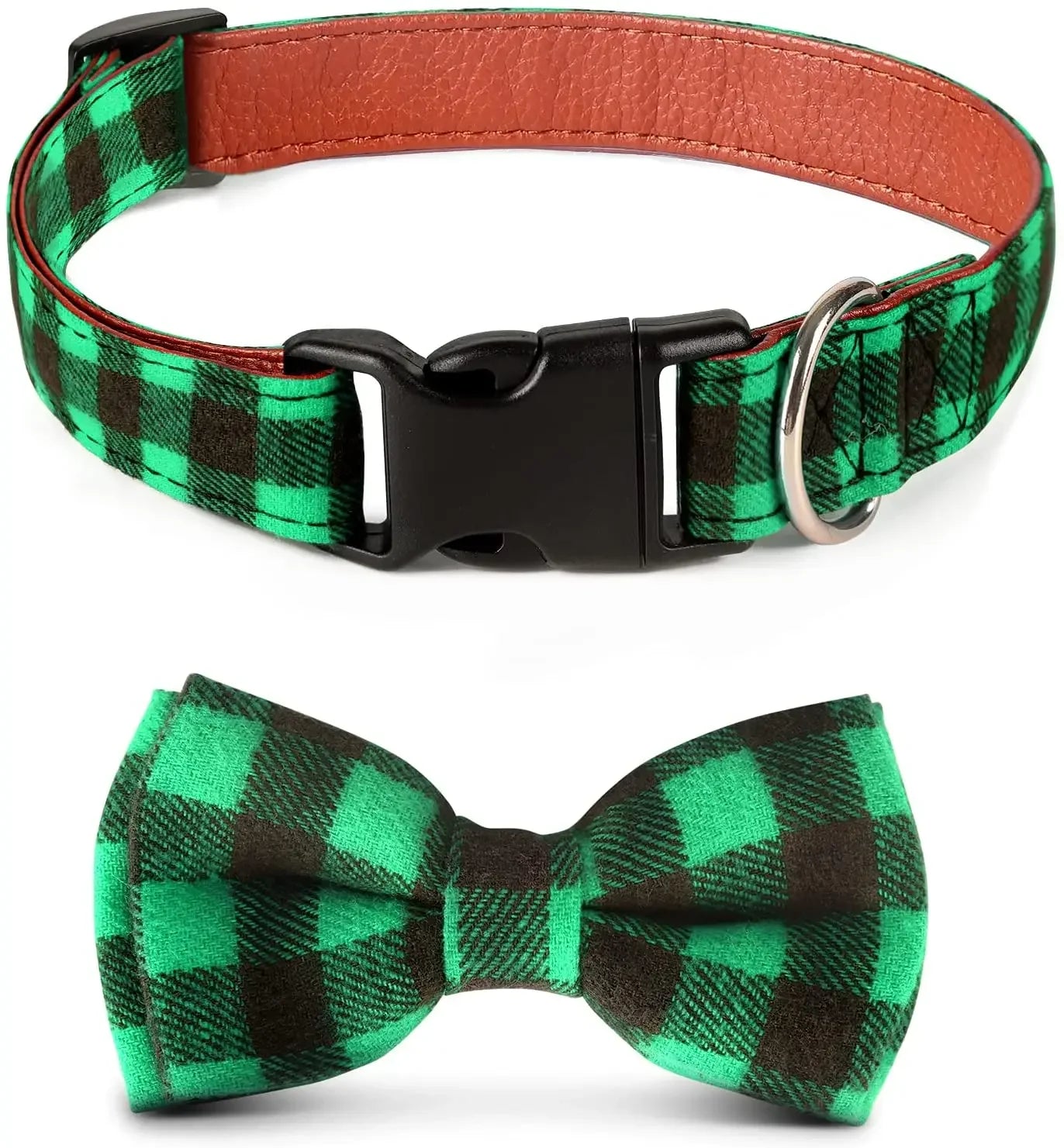 Premium Adjustable Plaid Bow Tie For Dogs And Cats by PawHaven