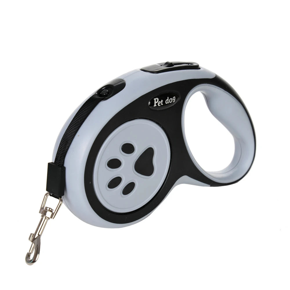 UK Premium Retractable Dog Leash 3m 5m Nylon Quick Release by PawHaven