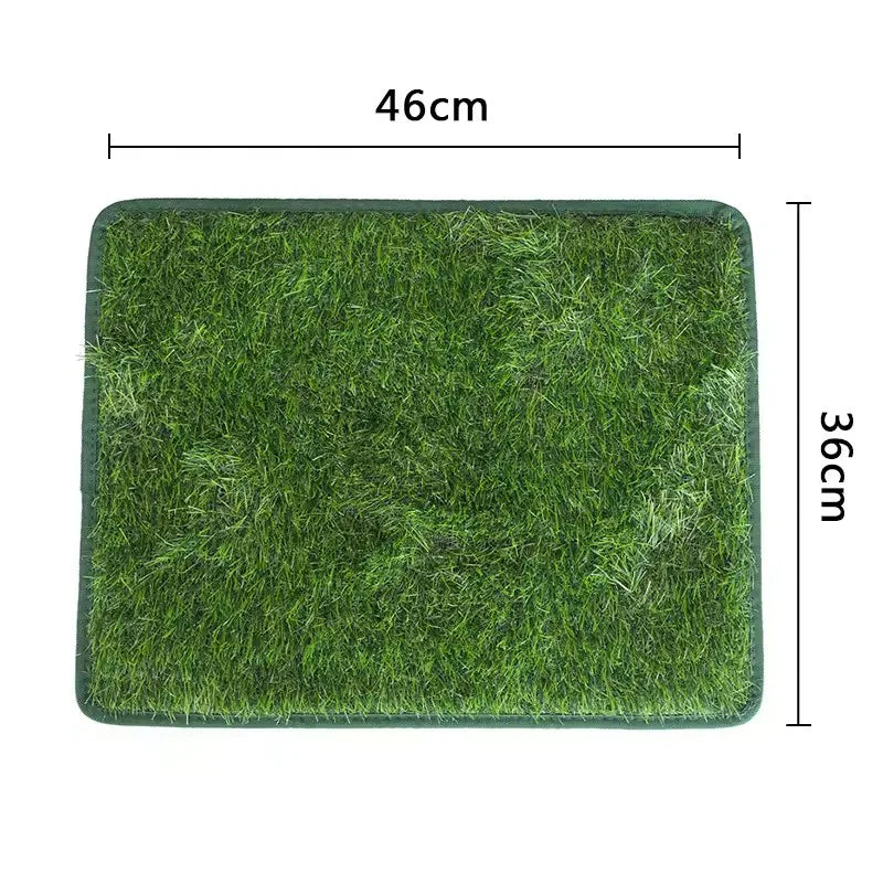 Artificial Grass Dog Potty Pad Reusable Washable Odor Resistant Drainage Turf Mat Dog Housebreaking Training Toilet For Indoor by PawHaven