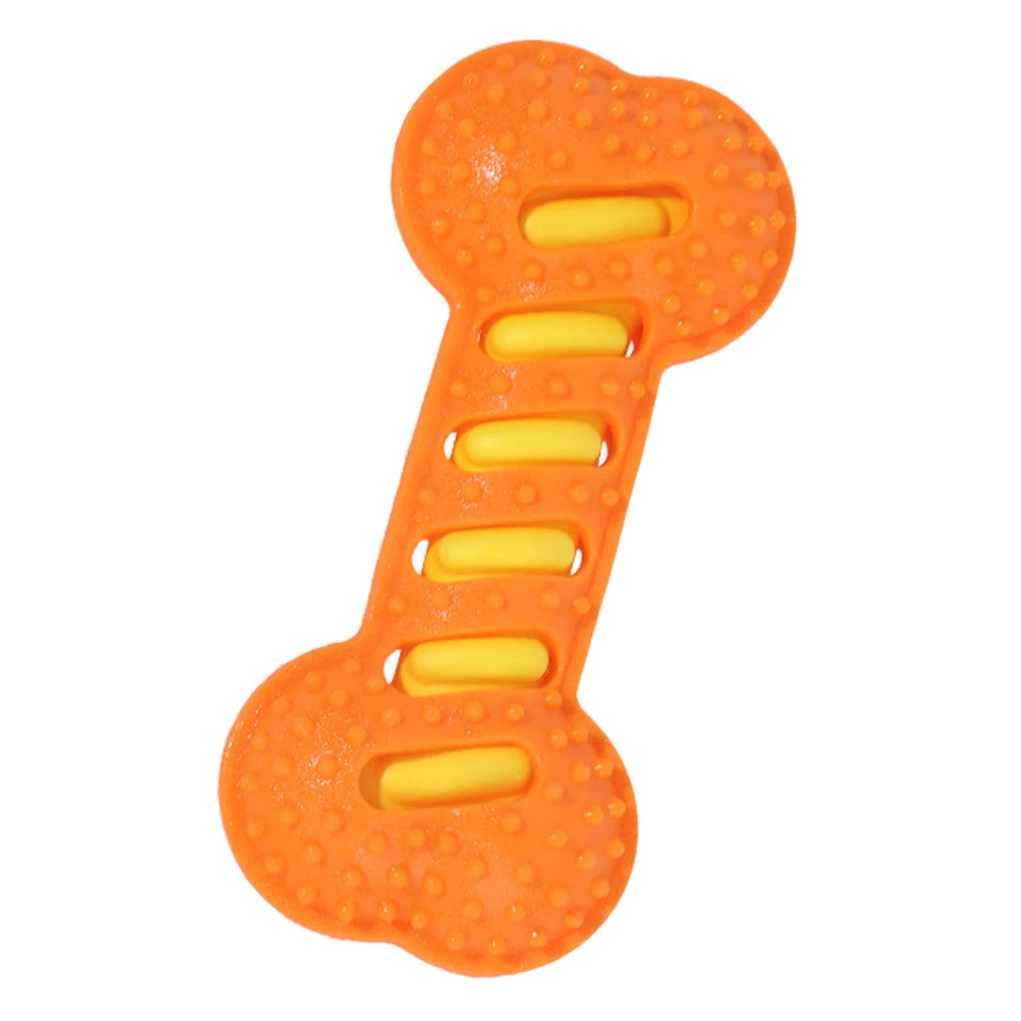 Premium Dog Dental Toy Set Textured Squeaky Bones by PawHaven