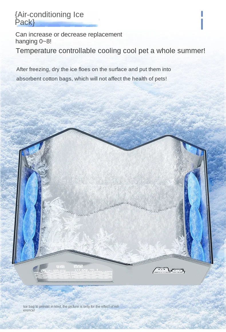 Cat Air Conditioning House Summer Cat Cooling Tool Nest Dog Ice House Dog Four Seasons Cat Pet Ice House by PawHaven