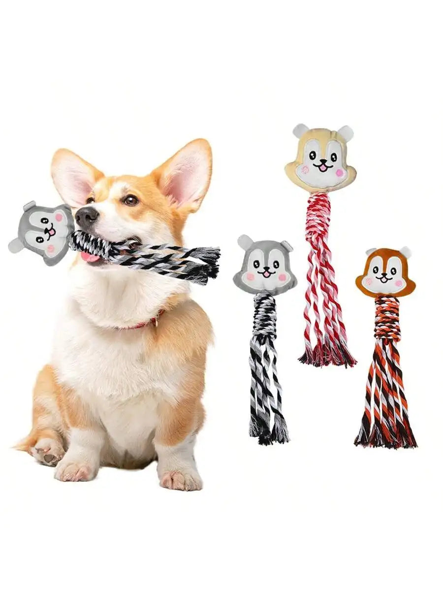 Dog toy - Chewing and grinding teeth for relaxation and entertainment. Random color 1 pc by PawHaven