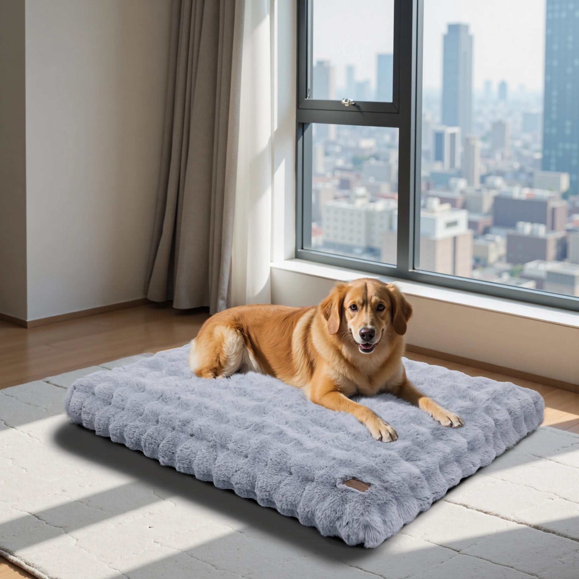 Ultra Plush Dog Bed Soft Pet Cushion Large Dog Crate Puppy Mattress Washable Mat by PawHaven
