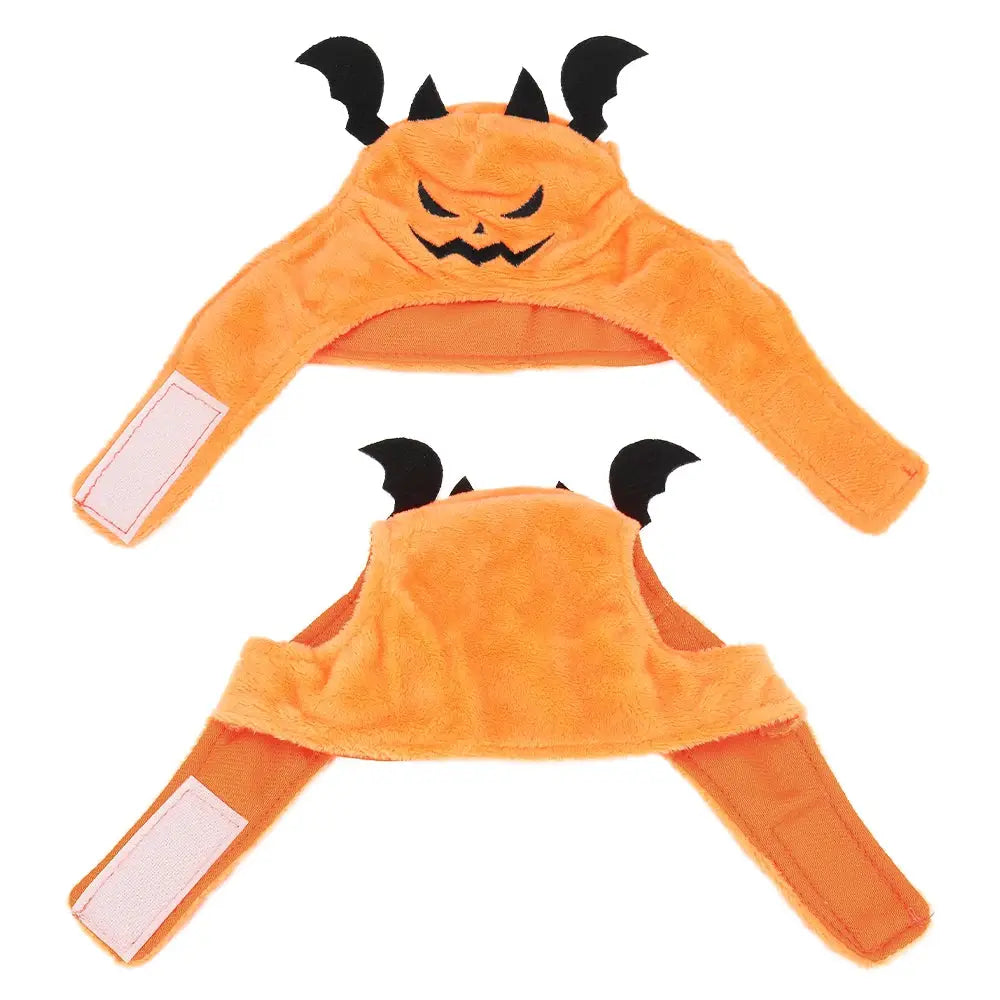 Cute Pet Pumpkin Hat Halloween Cat Bat Hat Dress Up Headdress Small Dog Cosplay Costume Funny Party Decorative by PawHaven