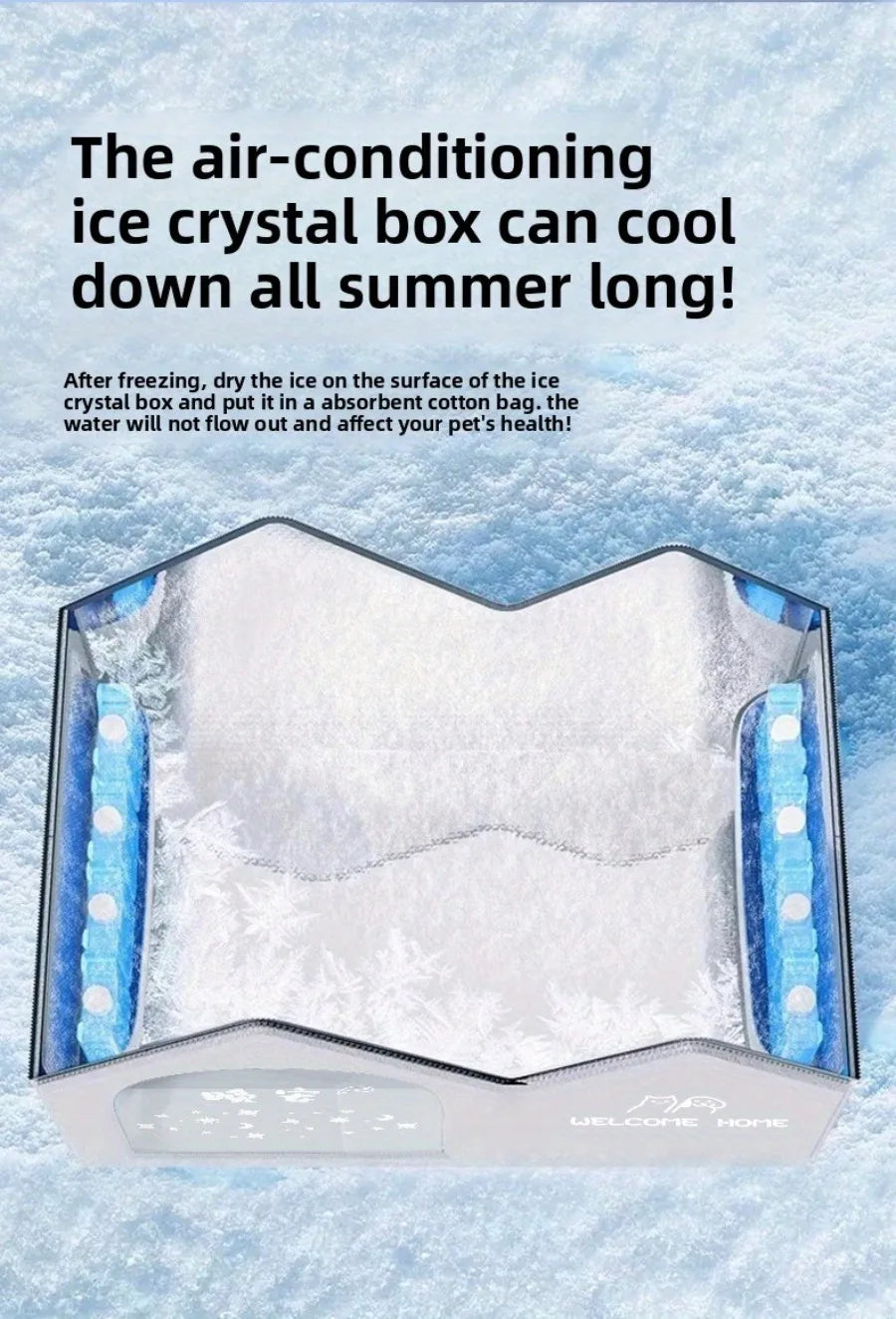 summer small middle Cat dog Ice House Air Conditioning BED Summer Cooling Tool Nest Dog Dog Four Seasons Pet Ice House by PawHaven