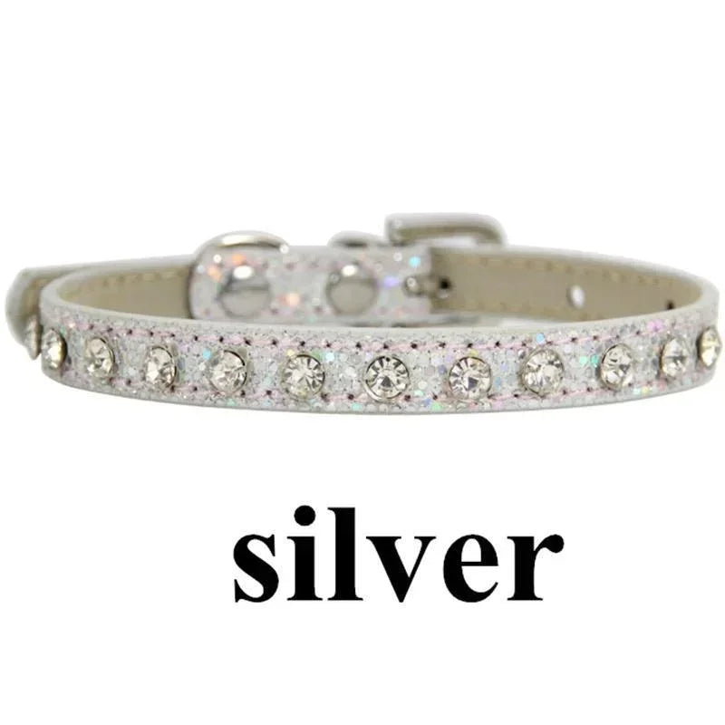 Lux Rhinestone Dog Cat Collar With Crystals by PawHaven