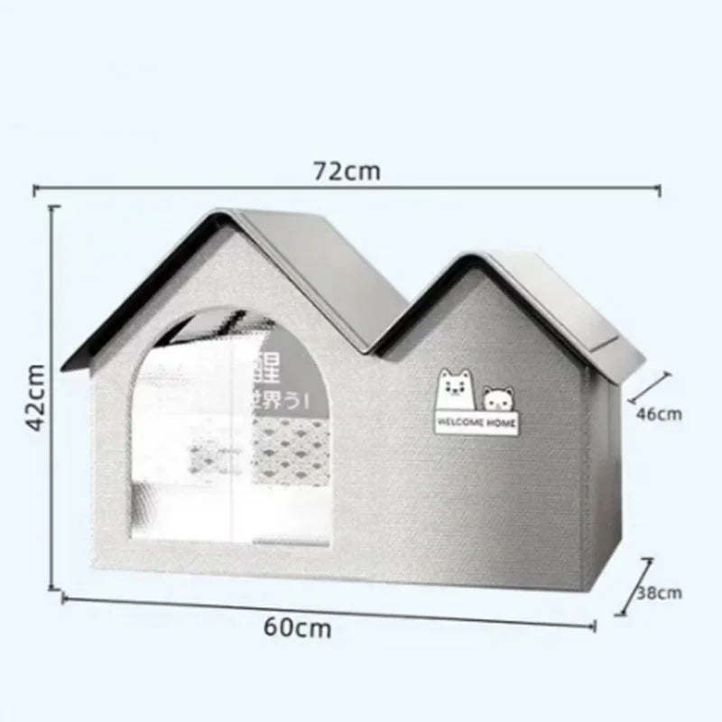 Cat Air Conditioning House Summer Cat Cooling Tool Nest Dog Ice House Dog Four Seasons Cat Pet Ice House by PawHaven