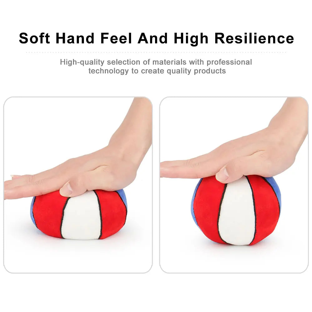 Ball Shape Plush Sound Dog Toy Puppy Chew Pet Squeak Toy For Small Medium Dogs by PawHaven
