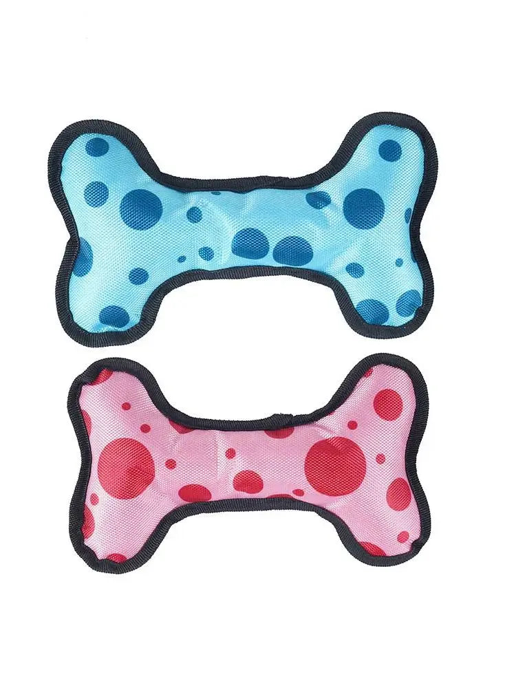 Dog Bone Plush Toy, Soft Chew and Cuddle Toy for Small and Medium Dogs, Indoor Play and Training by PawHaven